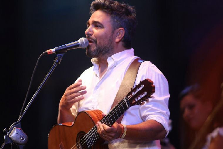 Emiliano Zerbini en el Festival de la Doma de Jesús María. (Daniel Cáceres/Cadena 3)
