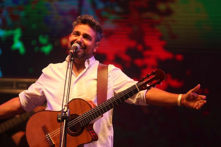 Emiliano Zerbini en el Festival de la Doma de Jesús María. (Daniel Cáceres/Cadena 3)