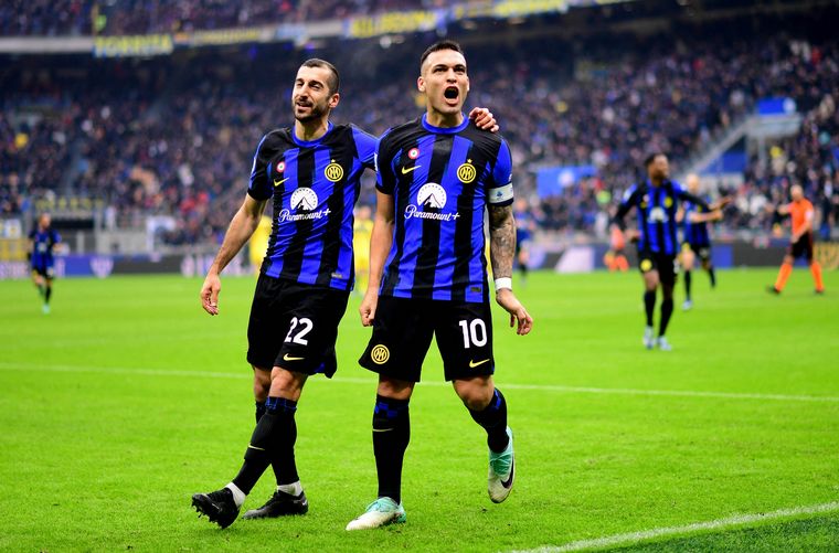 FOTO: Lautaro Martínez anotó un gol en la victoria del Inter. 