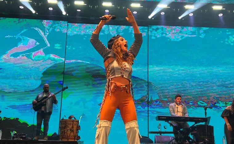 La Sole, en la tercera noche de Jesús María.