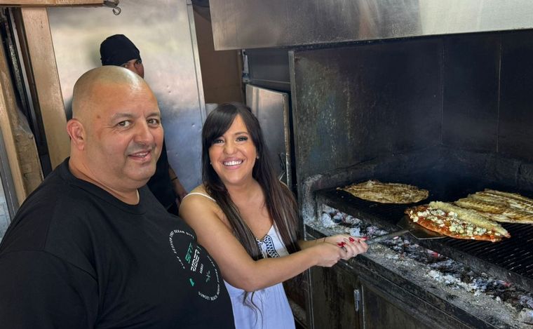 Eugenia Iermoli visitó la Parrilla Escauriza