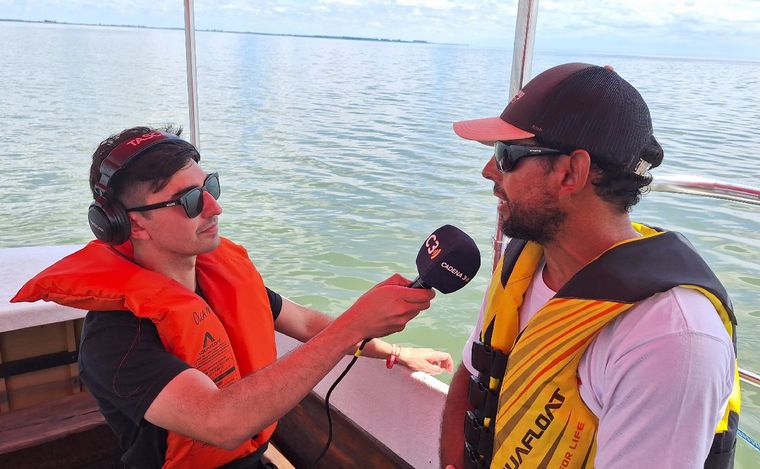 Laguna Mar Chiquita, en Miramar de Ansenuza. (Foto: Cadena 3)