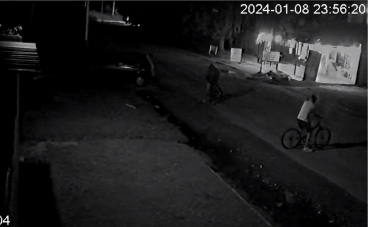 Imágenes de la balacera en barrio Gráfico.