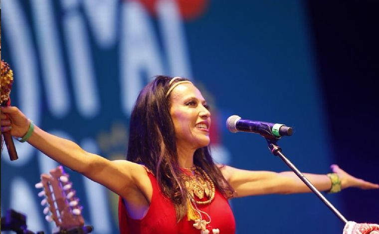 Roxana Carbajal, en la quinta noche de Jesús María.