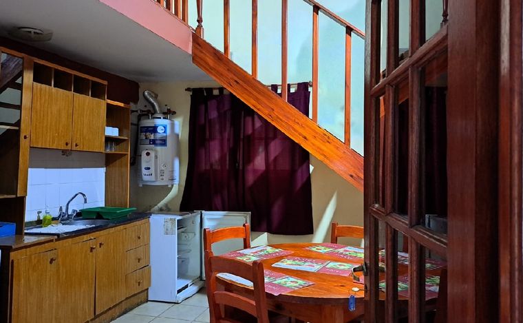 Las cabañas del balneario.