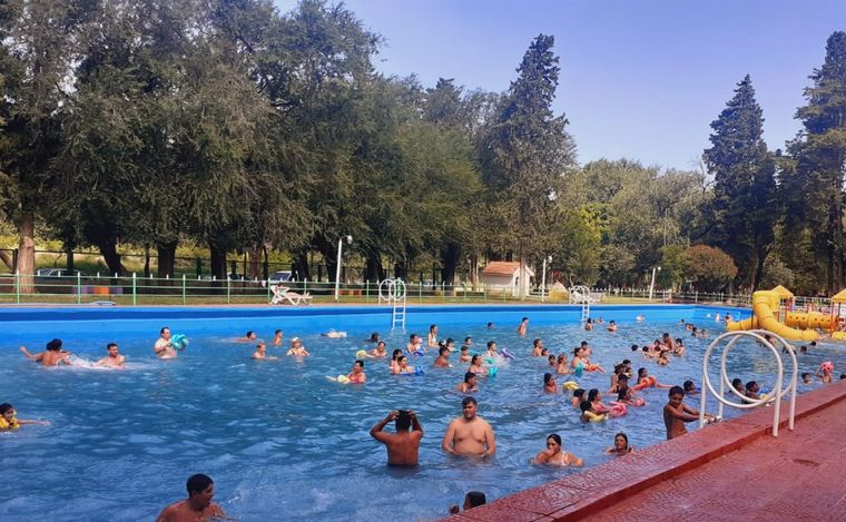 FOTO: El natatorio del Balneario Municipal Deán Funes.