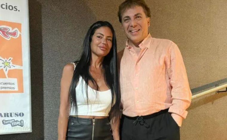 FOTO: Crisitan Castro junto a su novia Mariela Sánchez (Foto: Pablo Layus).