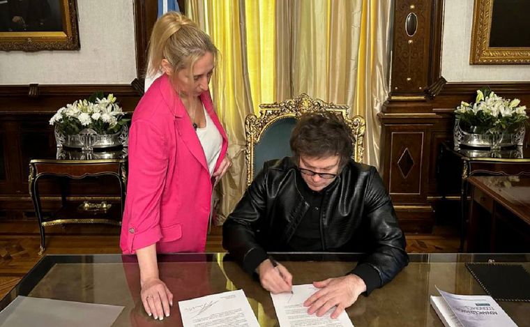 Milei le envió una carta al Papa