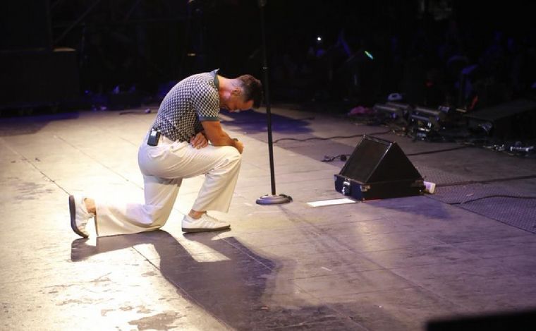 Luciano Pereyra, en la séptima noche de Jesús María.