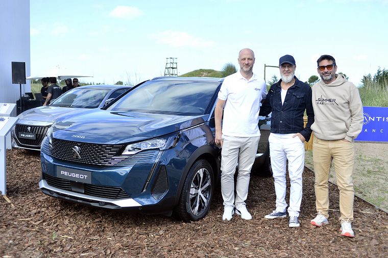 Franklin Bendaham (Peugeot), Gabriel Rocca y Sebastián Gimenez (Stellantis)