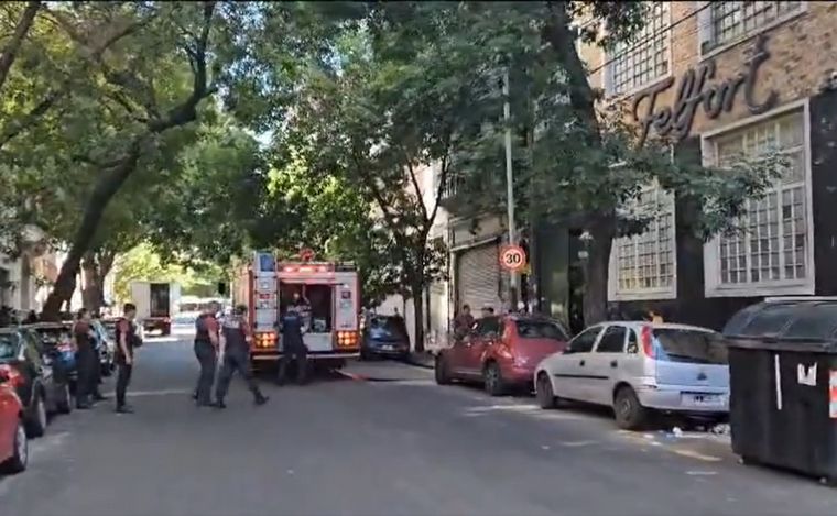 Incendio en la fábrica de chocolates Felfort, en Almagro (captura).
