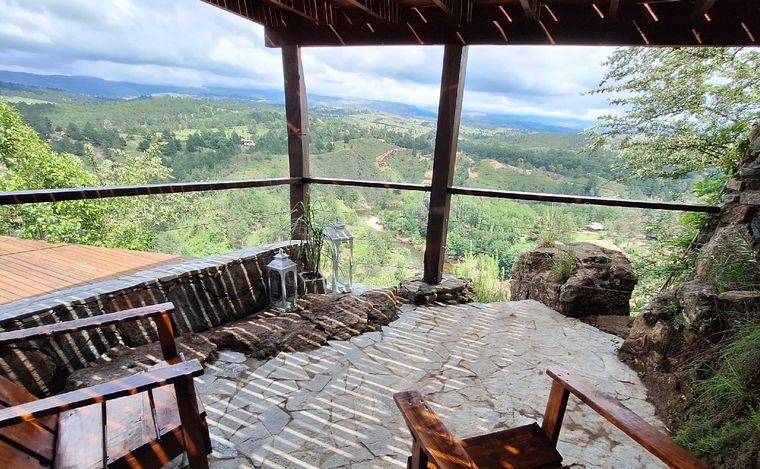 Hostería El Durazno, en el Valle de Calamuchita. (Foto: Cadena 3)