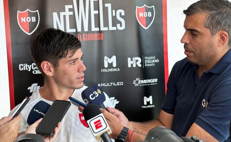Franco Díaz habló por primera vez desde su llegada a Newell's.