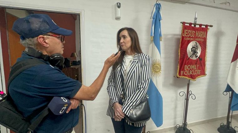 FOTO: La vicepresidenta Victoria Villarruel habló con Cadena 3.