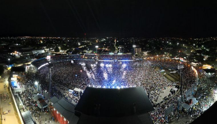 Novena noche del Festival de la Doma y Folclore. (Foto: Daniel Cáceres/Cadena 3)