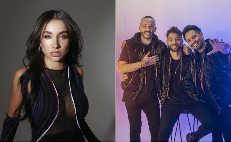 María Becerra y La Konga estarán en la noche del sábado 10 de febrero en Villa María.