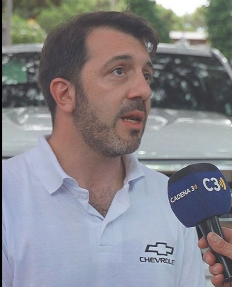FOTO:  Patricio Verdura, Gerente de Marketing de GM con Cadena3 en Cariló.