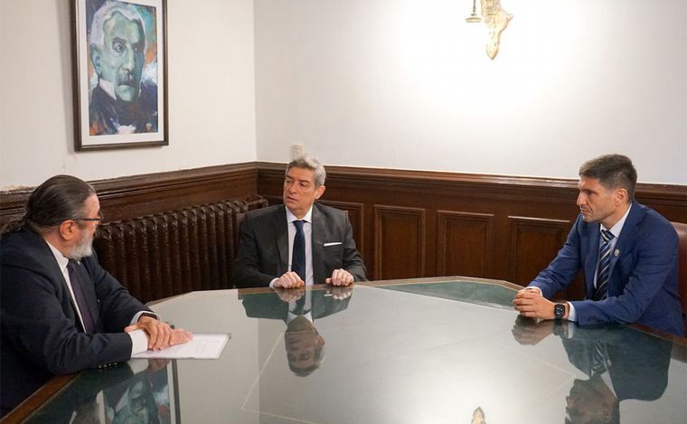 Pullaro se reunió con el presidente de la Corte Suprema de Justicia de la Nación.
