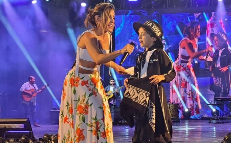 Soledad, en el Festival del Chamamé.