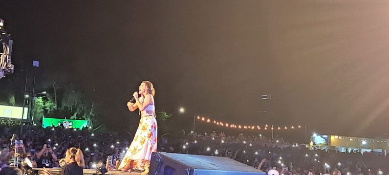 Soledad tuvo una presentación memorable en Corrientes