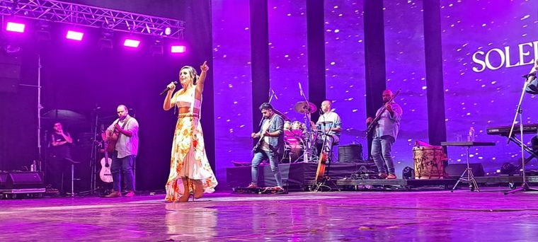 Soledad tuvo una presentación memorable en Corrientes