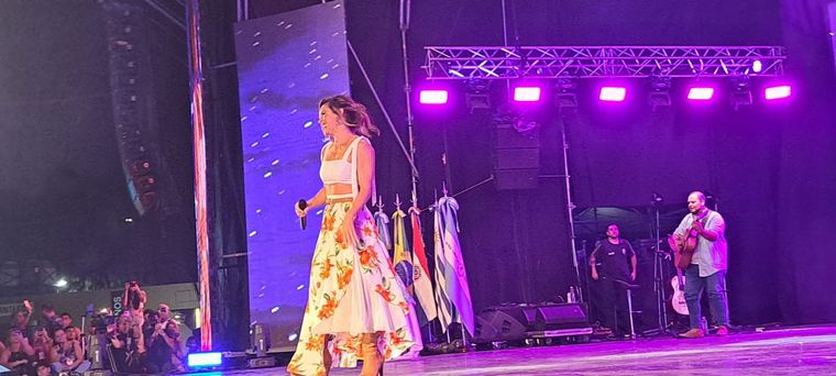 Soledad tuvo una presentación memorable en Corrientes
