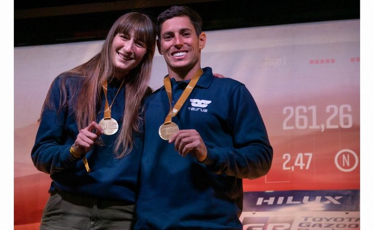 Los cordobeses y la medalla de los ganadores