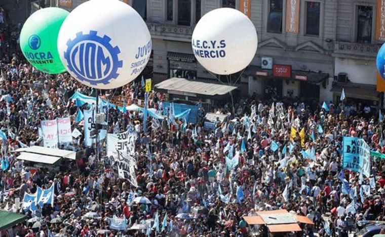 La CGT llamó a una movilización el 24 de enero. 