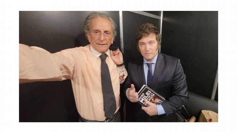 Alberto Benegas Lynch (h), con Javier Milei.