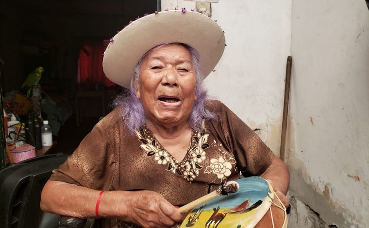FOTO: Clarisa Montes, la coplera salteña de 101 años