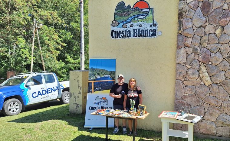 Arte en mosaico en Cuesta Blanca.