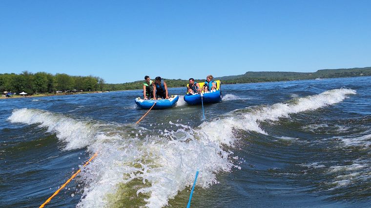 El gomón en Villa Rumipal es furor en el verano y la Geo se animó
