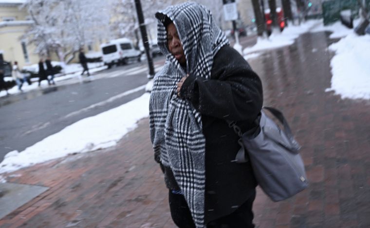 Temporal de invierno con frío extremo en Estados unidos.