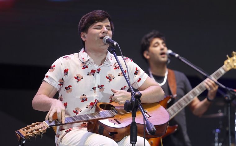 Nahuel Pennisi, en la segunda luna de Cosquín.