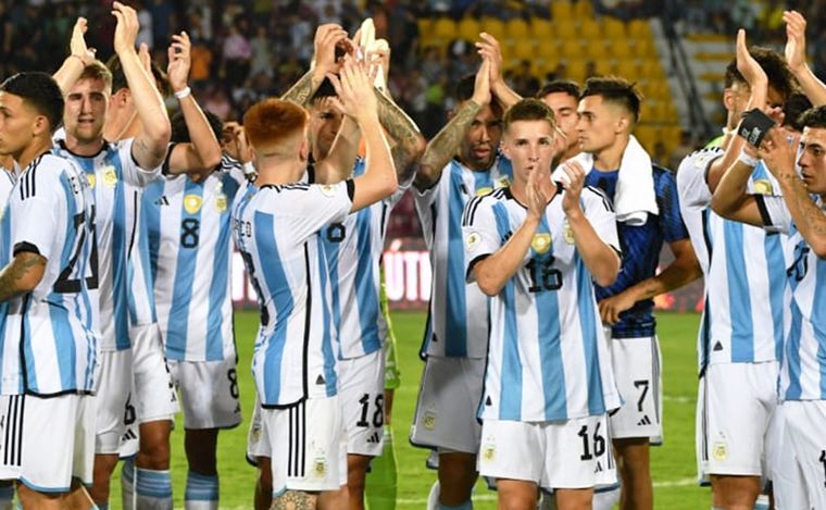 FOTO:  Argentina vs Paraguay.