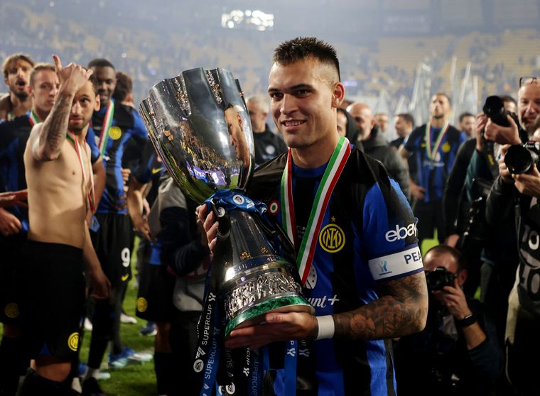 Lautaro Martínez, capitán y campeón.
