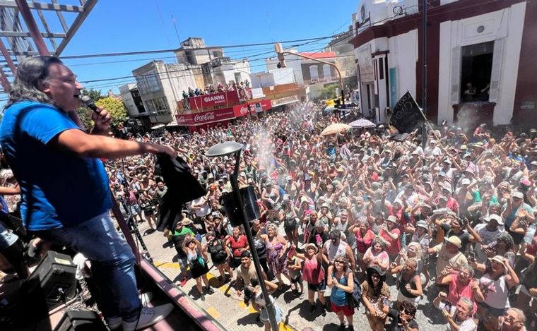 Sergio Galleguillo en la peña de la Munich en Cosquín