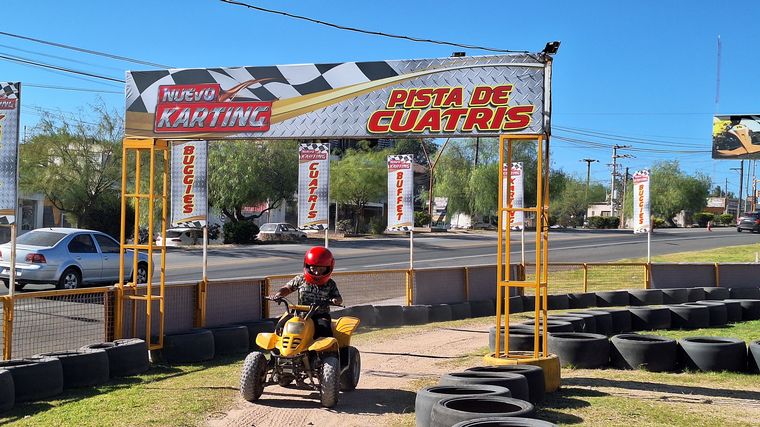 FOTO: Complejo Nuevo Karting en Villa Santa Cruz del Lago. 