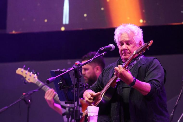 Víctor Heredia, en la cuarta noche del Festival del Folklore de Cosquín