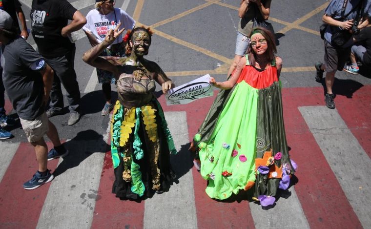 Movilización en Córdoba en protesta al DNU y la ley ómnibus