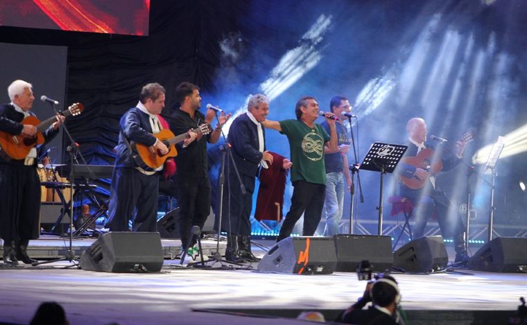Los 4 de Córdoba celebraron 55 años en Cosquín.