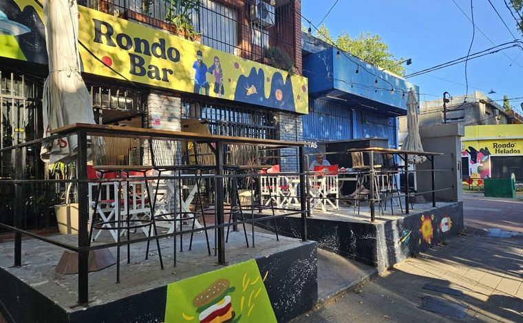 FOTO: El Bar Rondo abrió con normalidad en la mañana del jueves. 