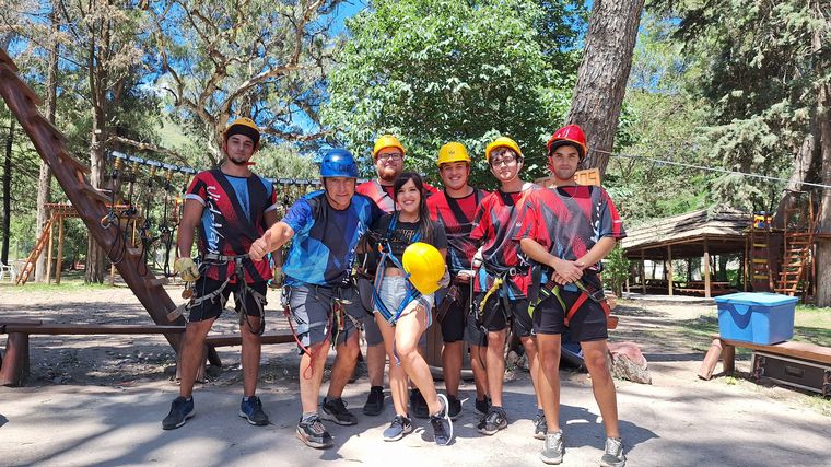 Edén Vida Maná Parque Aéreo, juegos para toda la familia en La Falda