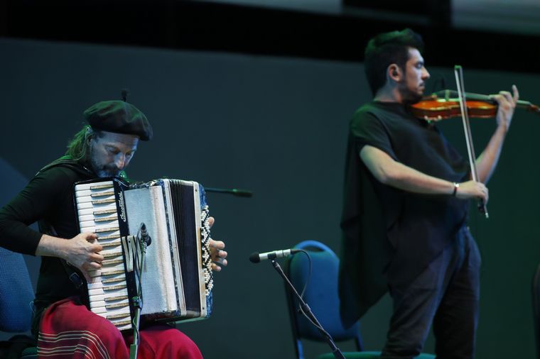 Chango Spasiuk, en la sexta luna de Cosquín.