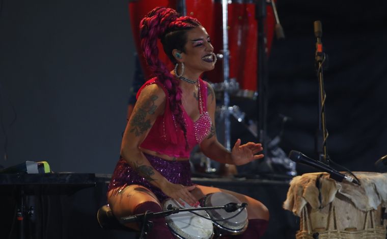 La Delio Valdez, en Cosquín.