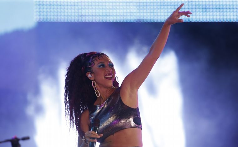 La Delio Valdez, en Cosquín.