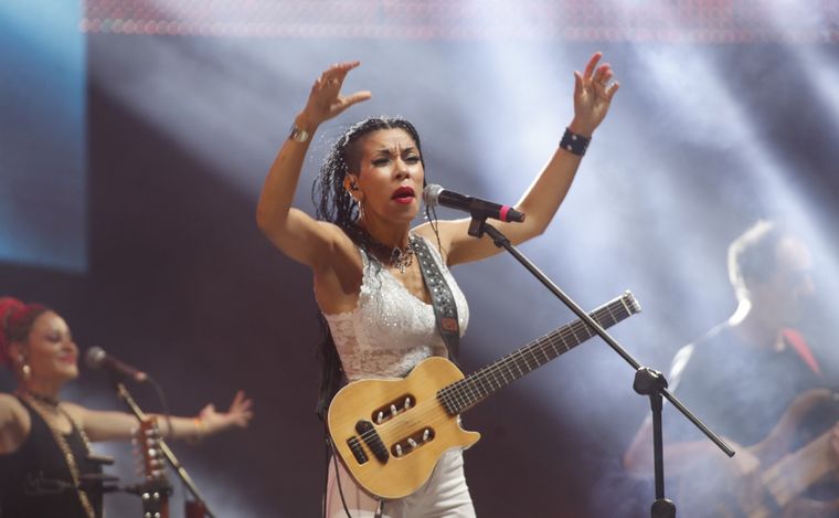 Marina González, en la sexta luna coscoína.