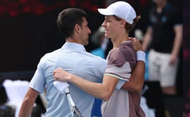 FOTO: Sinner derrotó a Djokovic en Australia.