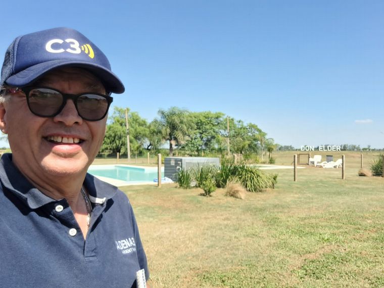 Don Elder invita a un reparador descanso en Sunchales.