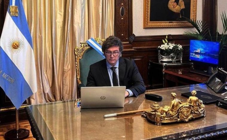 FOTO: Javier Milei, presidente argentino.
